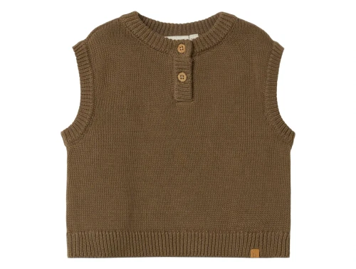 Lil Atelier shitake strik vest